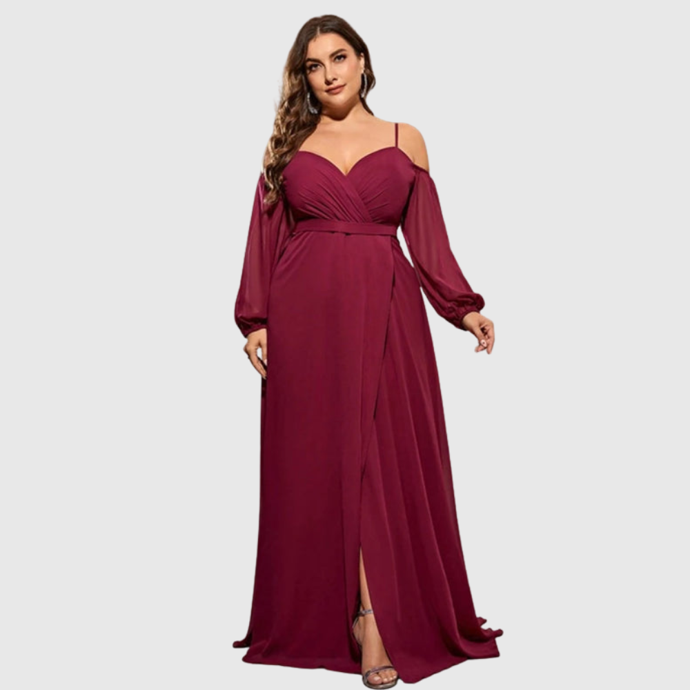 Off Shoulder Plus Size Dress