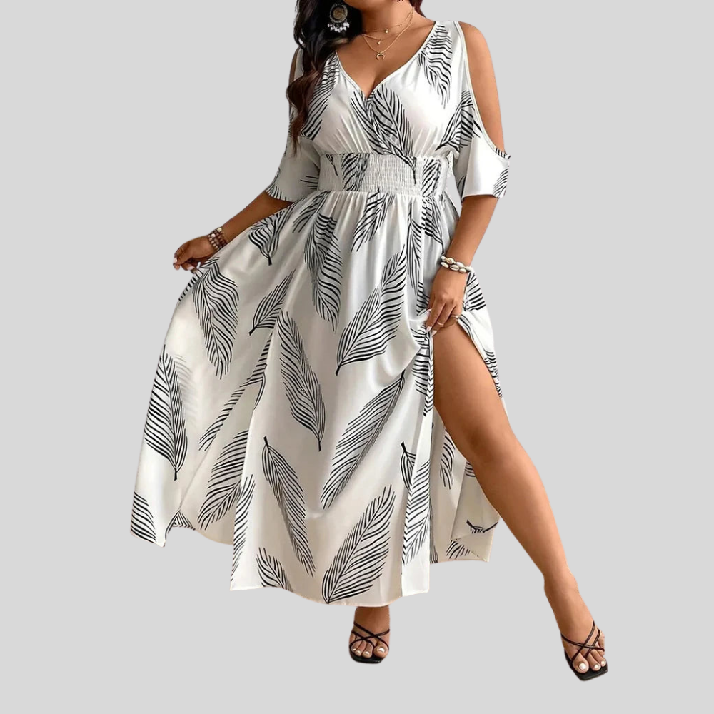 Printed Plus Size Summer Dress