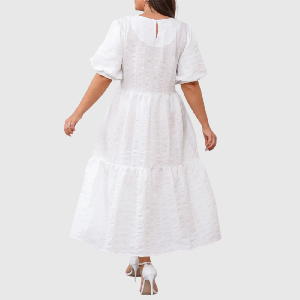 Breeze Puff Plus Size Dress