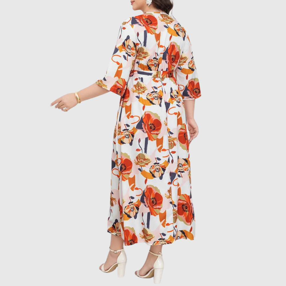 Bloom Waist Plus Size Dress