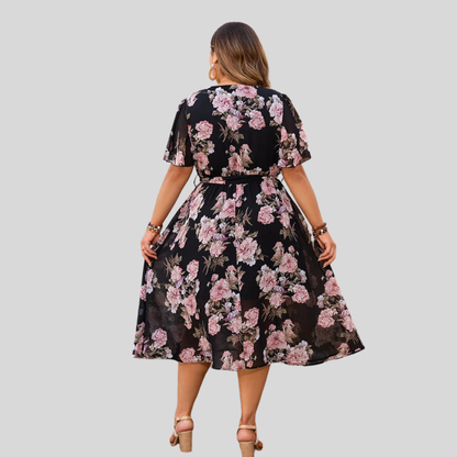 Floral Plus Size Summer Dress