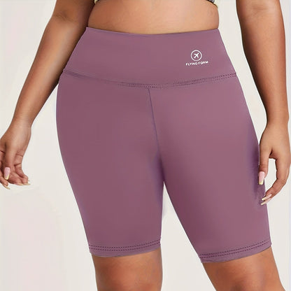Plus Size High Waist Shorts