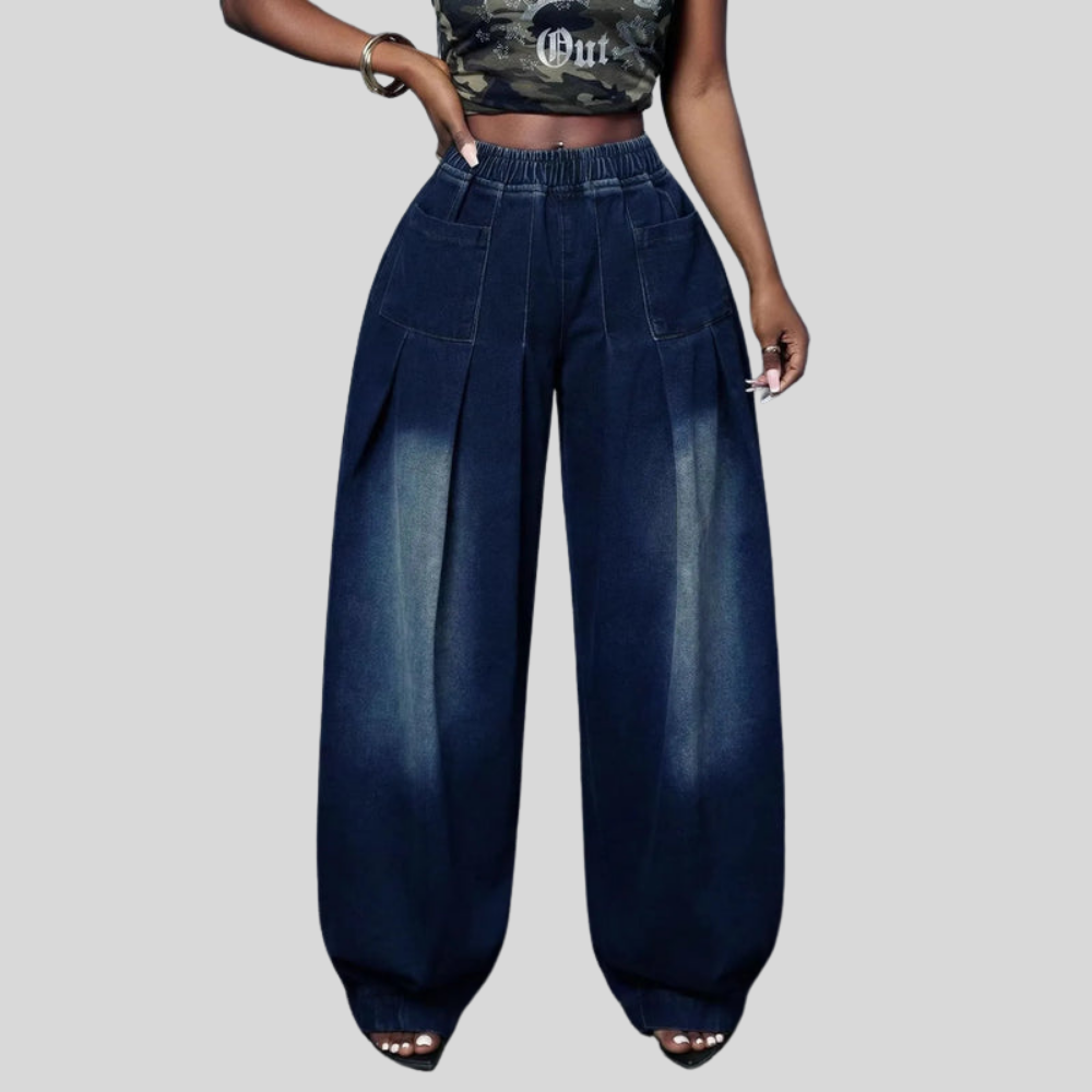 High Waist Plus Size Jeans