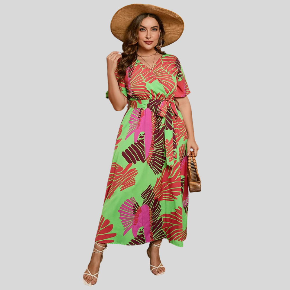 Boho Plus Size Maxi Dress