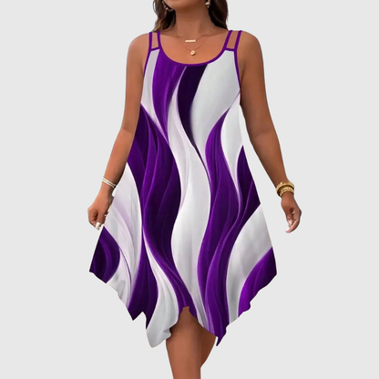 Geometric Plus Size Dress