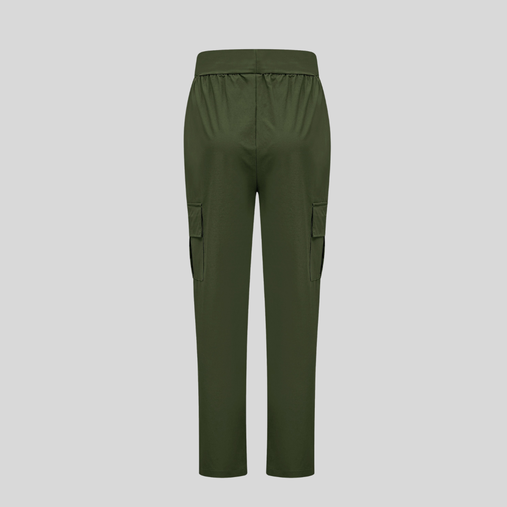 Pocket Detail Plus Size Pants
