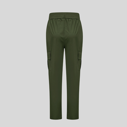 Pocket Detail Plus Size Pants