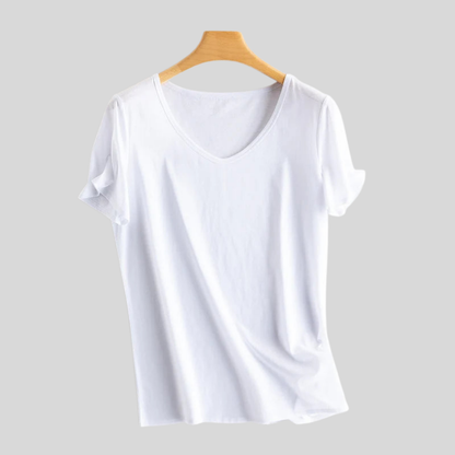 Casual V Neck T Shirt Top
