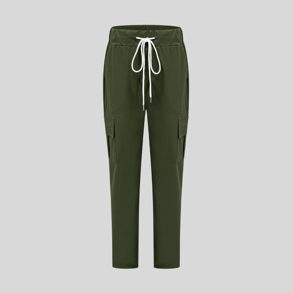 Pocket Detail Plus Size Pants