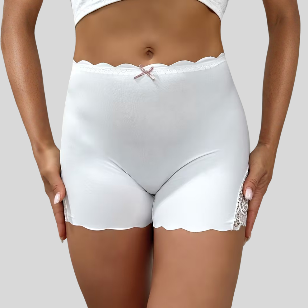 Lace Trim Shapewear Panties