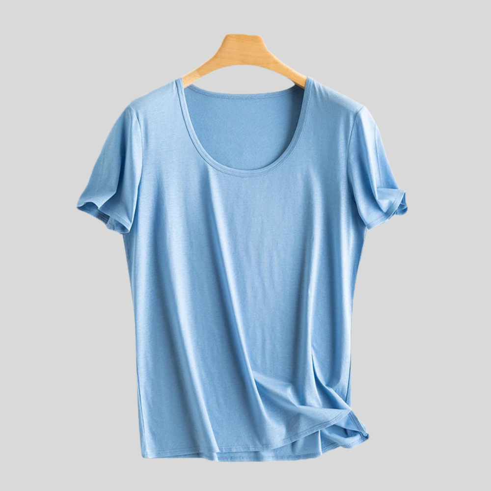 Casual V Neck T Shirt Top