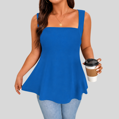 Square Neck Plus Size Top