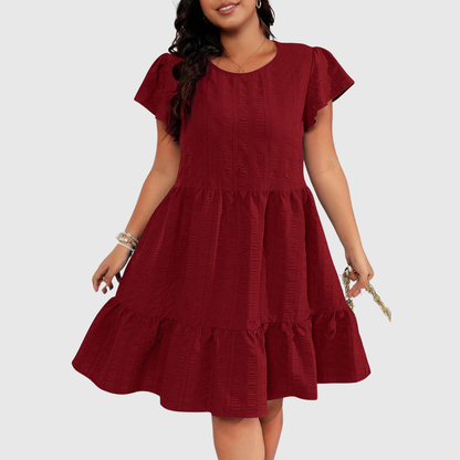 Butterfly Plus Size Summer Dress