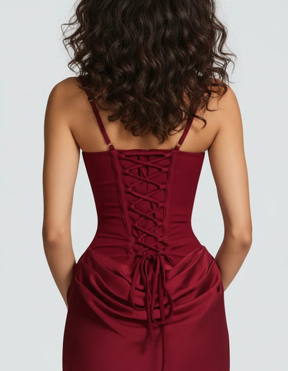 Amara | Sculpted Elegant Midi Dress