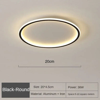 AUROGLOBE – Scandinavian LED ceiling light for warm, glare-free living room lighting