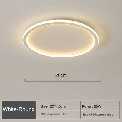 AUROGLOBE – Scandinavian LED ceiling light for warm, glare-free living room lighting