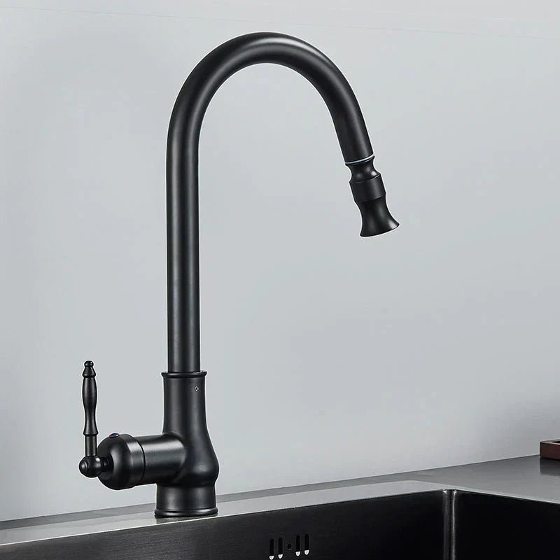 SMARTSPOUT - Kitchen faucet with pull-out function in antique bronze for stylish and flexible kitchen work