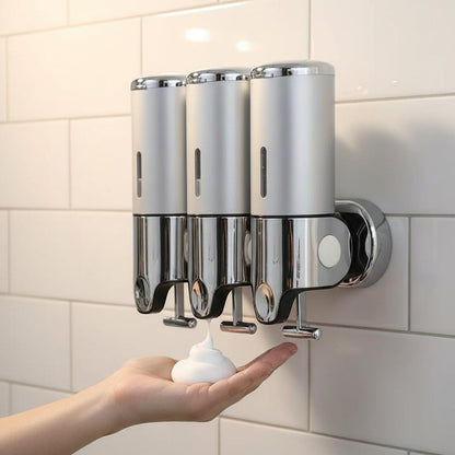 SOAPFORT – High-quality wall-mounted soap dispenser with elegant stainless steel design