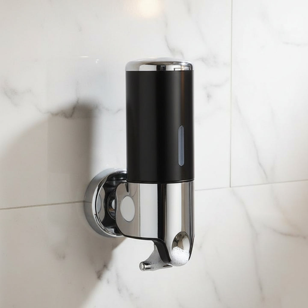 SOAPFORT – High-quality wall-mounted soap dispenser with elegant stainless steel design