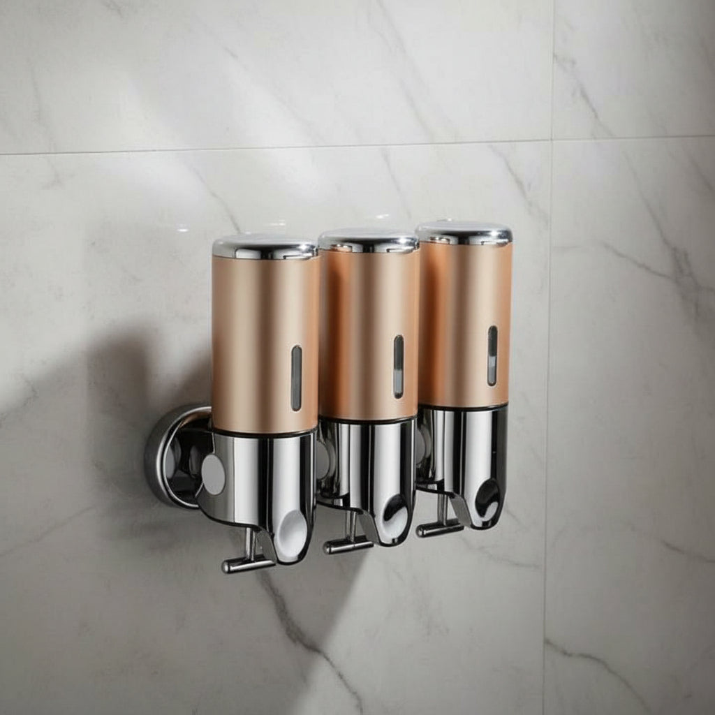 SOAPFORT – High-quality wall-mounted soap dispenser with elegant stainless steel design