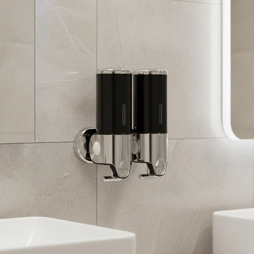 SOAPFORT – High-quality wall-mounted soap dispenser with elegant stainless steel design