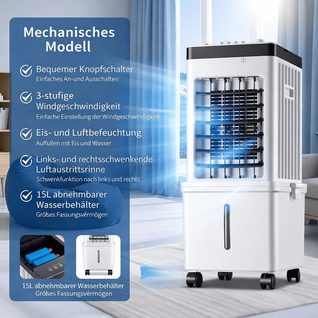 ARCTIFY – Compact 3-in-1 Cooling Without Exhaust Hose for Maximum Comfort