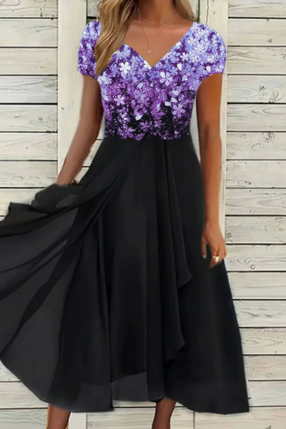 Elegant Floral Maxi Dress for Women - Formal Evening Wear by Marigon 0