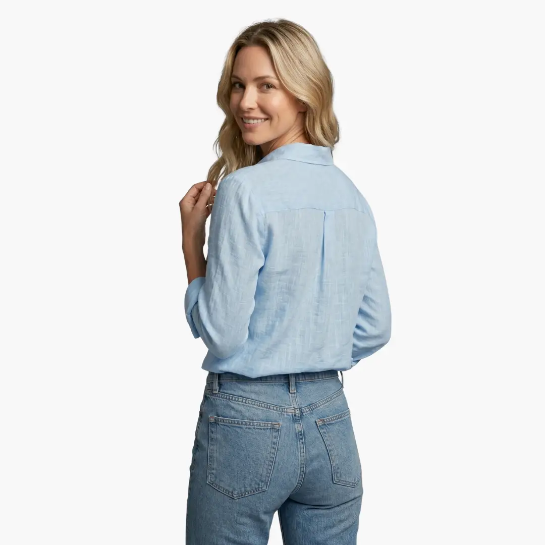 Giselle | Women's Classic Button-Down Shirt with Long Sleeves