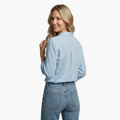 Giselle | Women's Classic Button-Down Shirt with Long Sleeves