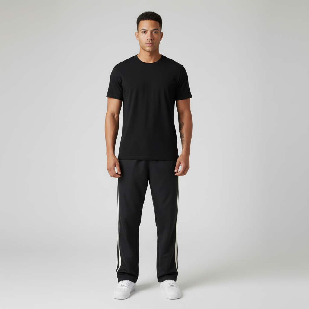 Zenvor | Striped Joggers with Active Comfort Fit
