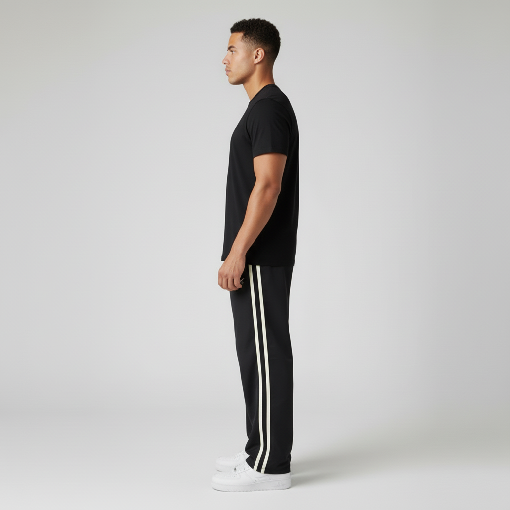 Zenvor | Striped Joggers with Active Comfort Fit