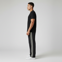 Zenvor | Striped Joggers with Active Comfort Fit