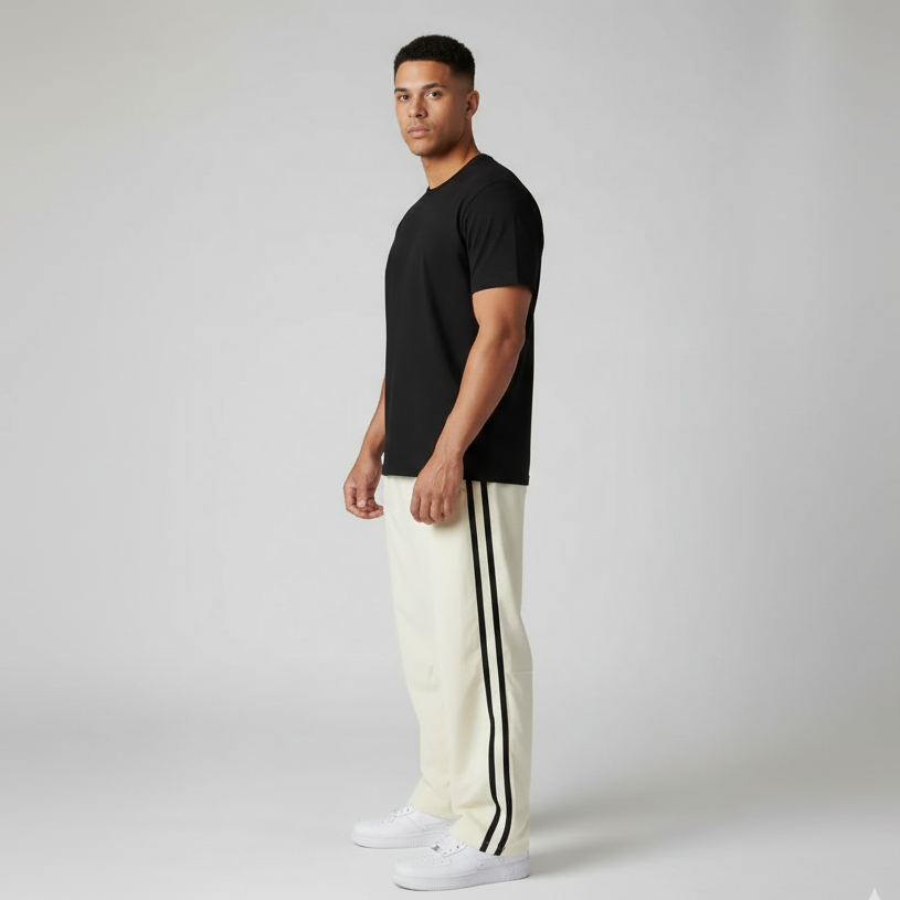 Zenvor | Striped Joggers with Active Comfort Fit