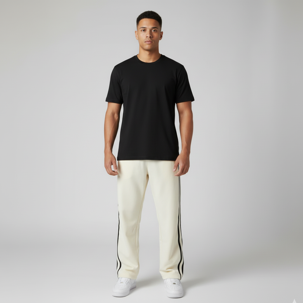 Zenvor | Striped Joggers with Active Comfort Fit