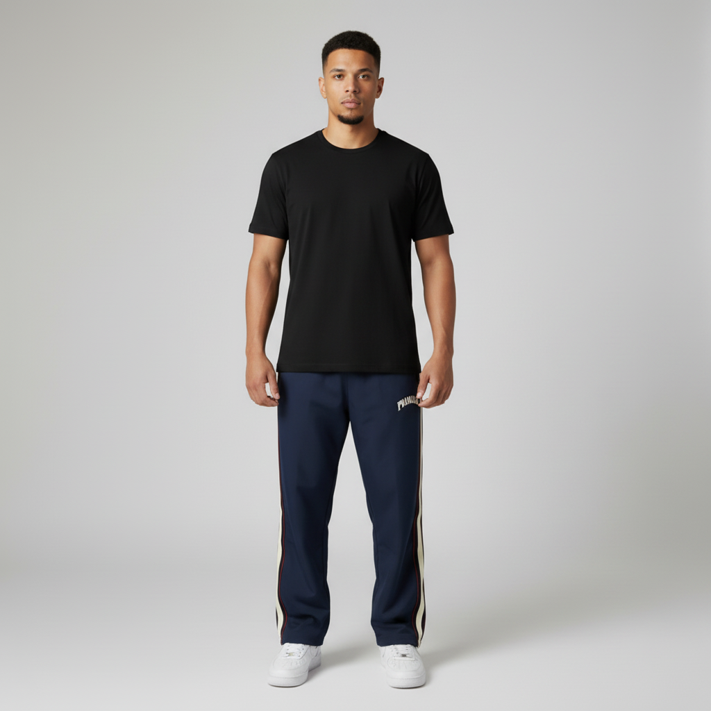 Zenvor | Striped Joggers with Active Comfort Fit