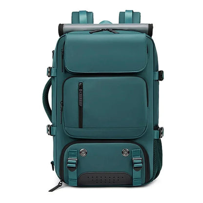 TRAVELMAX Pack - Large waterproof travel backpack with USB port