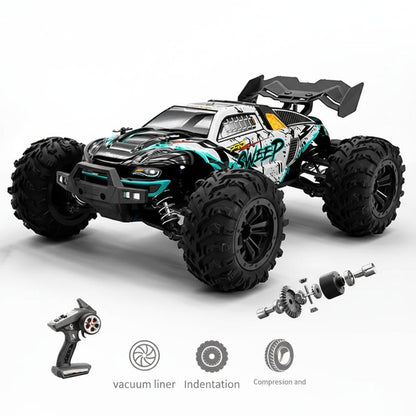 DUSTFORCE – 1:16 all-wheel-drive electric truck with LED headlights and treaded tires