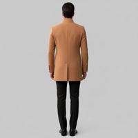 Velmont | Smart Casual Button Coat for Men Minimalist Winter Wear