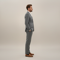 Sunlux | Lightweight Elegant Linen Suit Two-Piece Set for Men Warm Seasons
