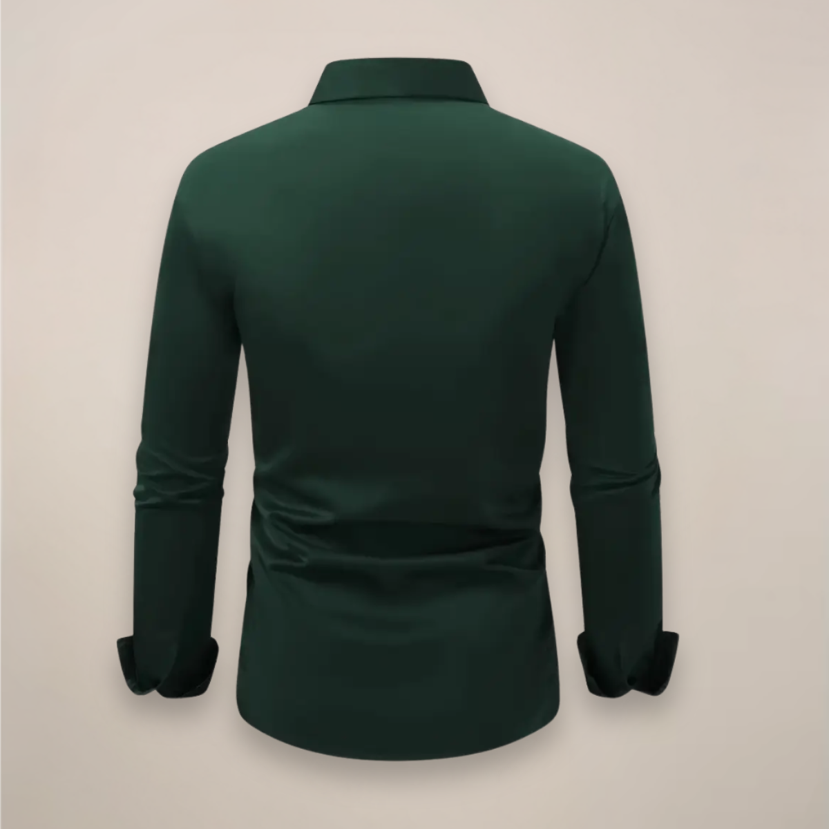 Shirt with Button-Down Collar and Long Sleeves for Men