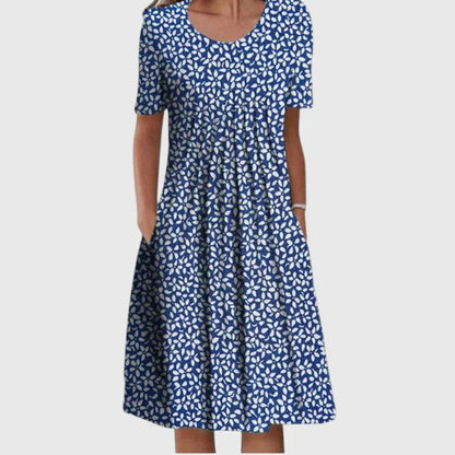 Women's Midi Dress | Floral Print & Flattering Loose Fit