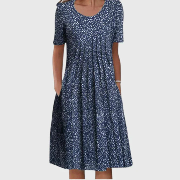 Women's Midi Dress | Floral Print & Flattering Loose Fit