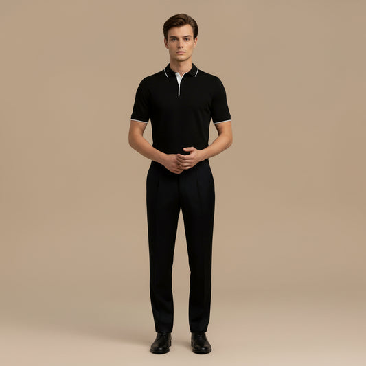 Primewear | Contrast Slim Polo Refined Casual Look