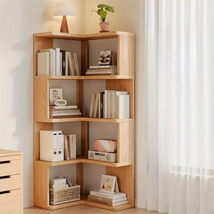 AVELACRAFT – Corner cabinet made of solid pine wood for space-saving, elegant storage