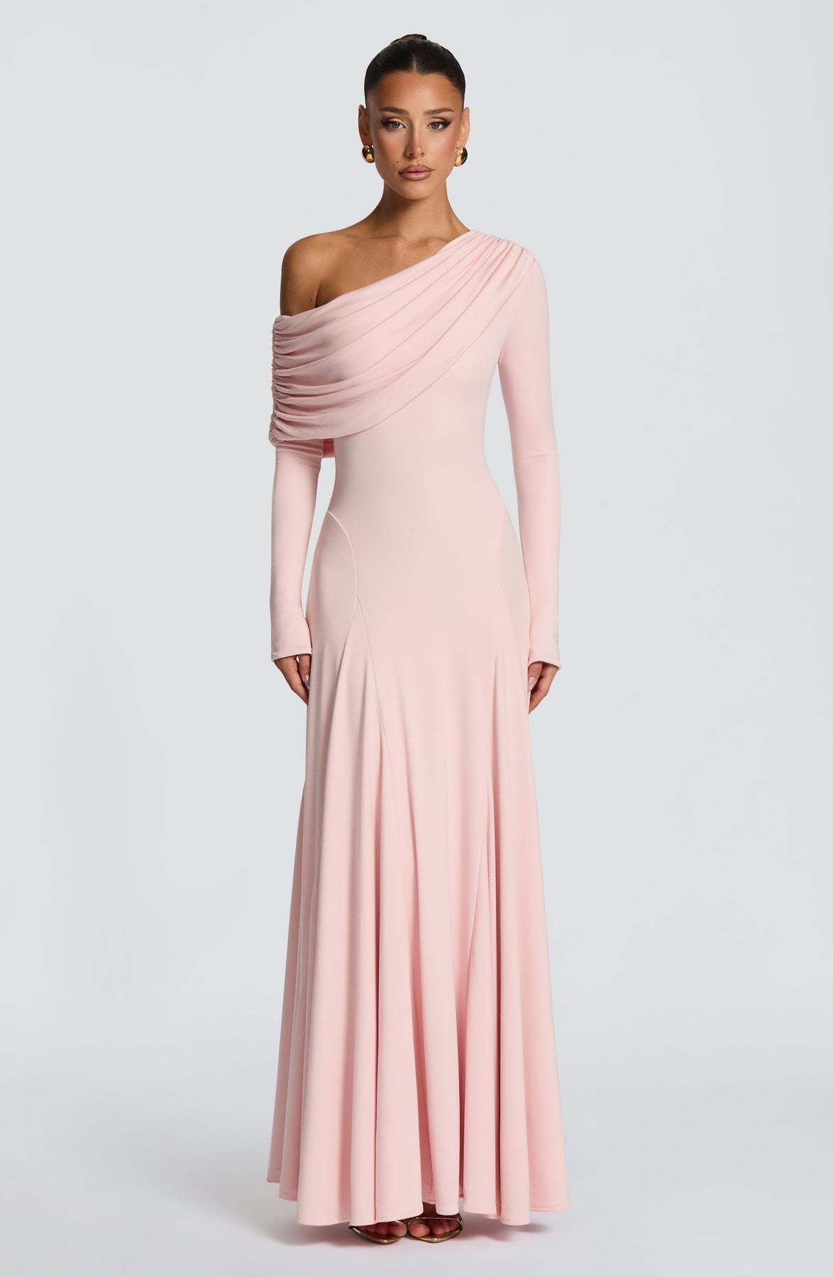 Wedding Guest Off-Shoulder Maxi Dress for Women