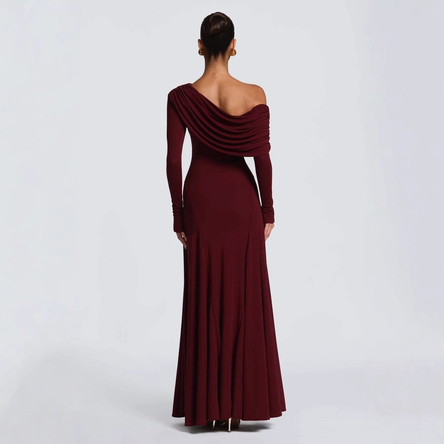 Wedding Guest Off-Shoulder Maxi Dress for Women