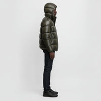 Wintertrail | Men’s Black Insulated Down Puffer Coat with Hood