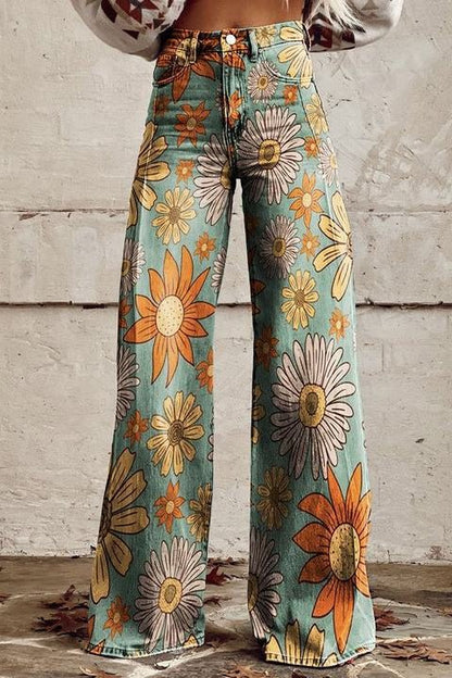Ritan Women's Baggy Jeans - Soft, Breathable Fabric, Relaxed Fit for Summer Style 6
