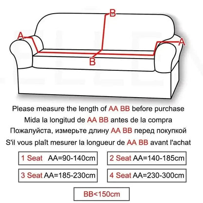 SAMTLUX – Sofa Cover – Elastic & Luxurious for Every Living Room