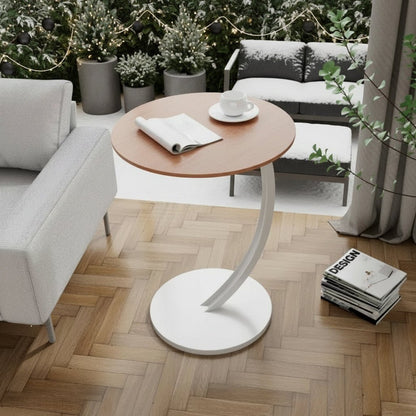 SMALLIX – Compact, reinforced round side table for modern living in small spaces